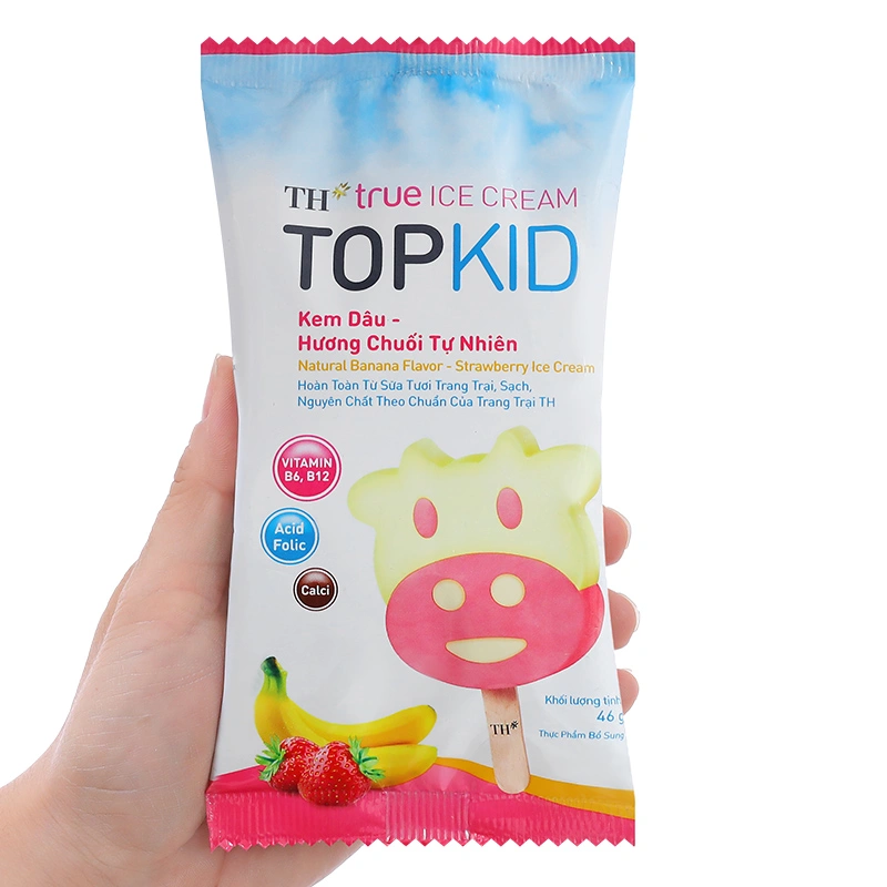 Kem que socola, phomat TH true ICE CREAM TOPKID 46g (từ 2 tuổi) 8