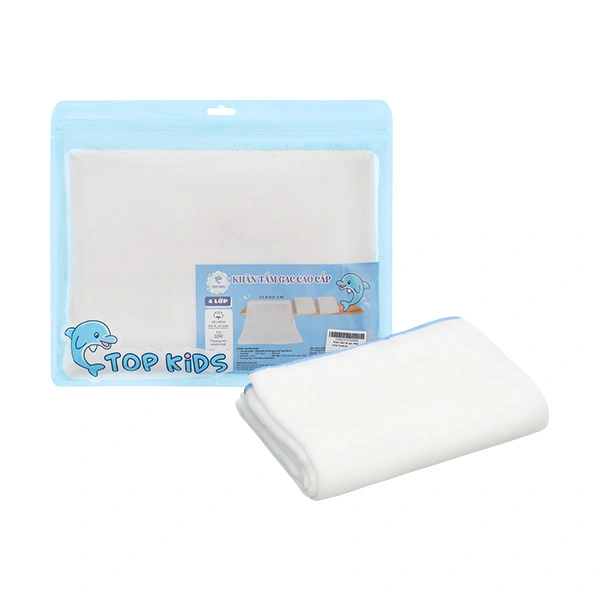 Khăn tắm TOP KIDS trắng