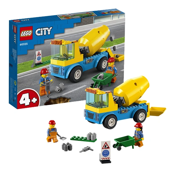 Đồ chơi lắp ráp xe trộn xi măng Lego City 60325 (85 chi tiết) 1