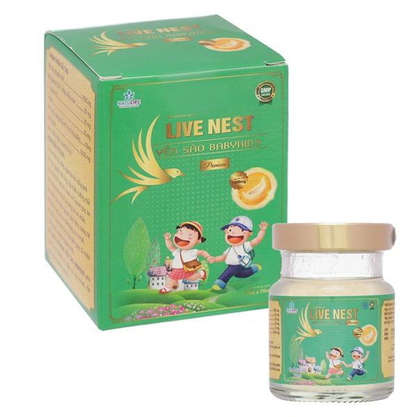 Nước yến sào Natulife Live Nest BabyKids Premium 70 ml (từ 1 tuổi) 1
