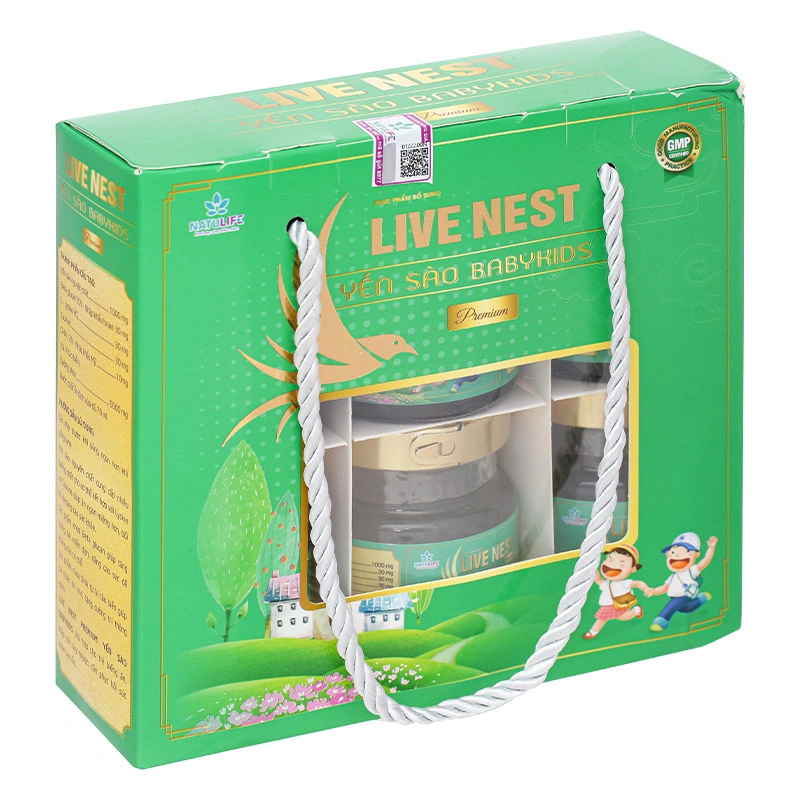 Hộp 6 hũ nước yến sào Natulife Live Nest BabyKids Premium 70 ml (từ 1 tuổi) 2