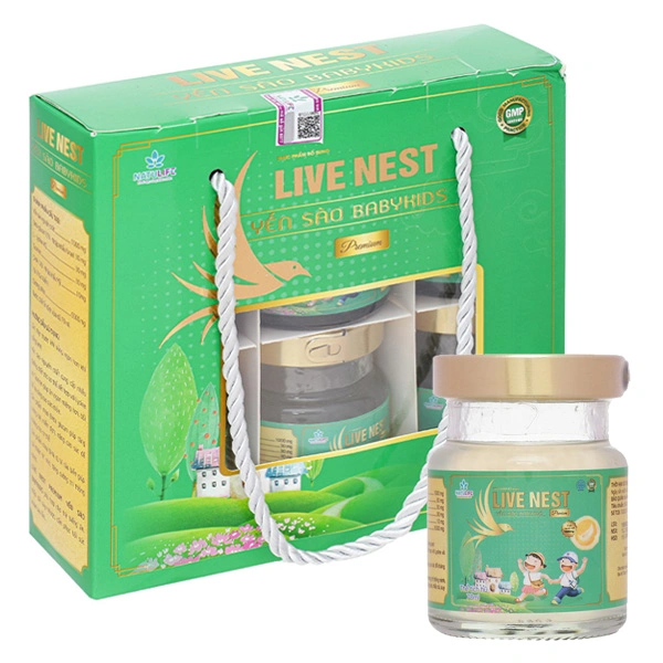 Hộp 6 hũ nước yến sào Natulife Live Nest BabyKids Premium 70 ml (từ 1 tuổi) 1