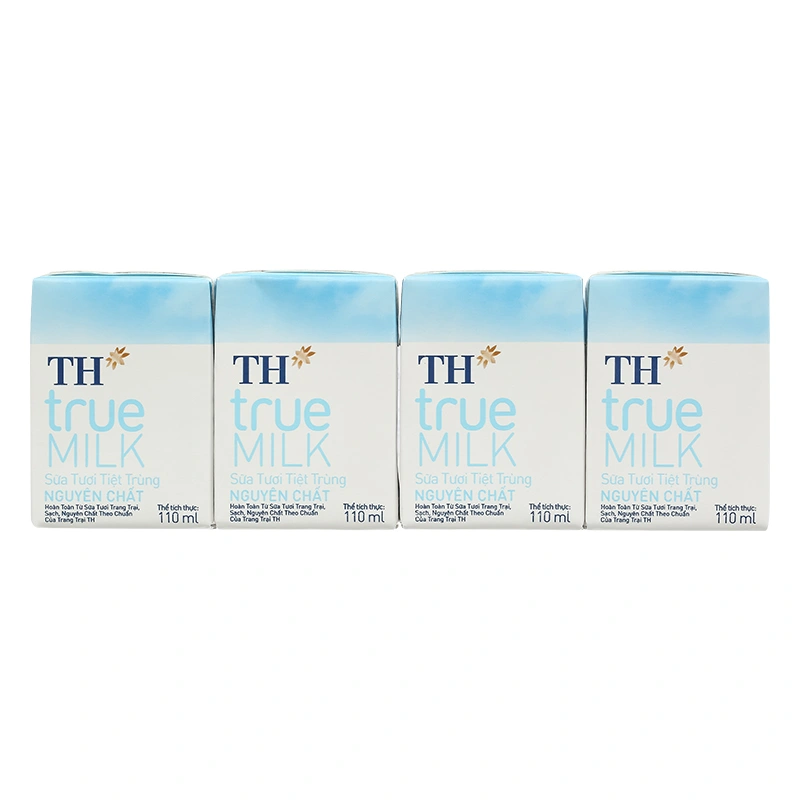 Lốc 4 hộp sữa tươi tiệt trùng TH true MILK không đường 110 ml (từ 1 tuổi) 3