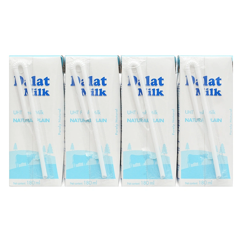 Lốc 4 hộp sữa tươi tiệt trùng Dalat Milk không đường 180 ml (từ 1 tuổi) 4