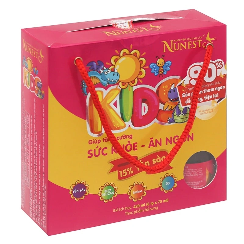Nước yến sào Nunest Kids 70 ml (từ 6 tháng) 12