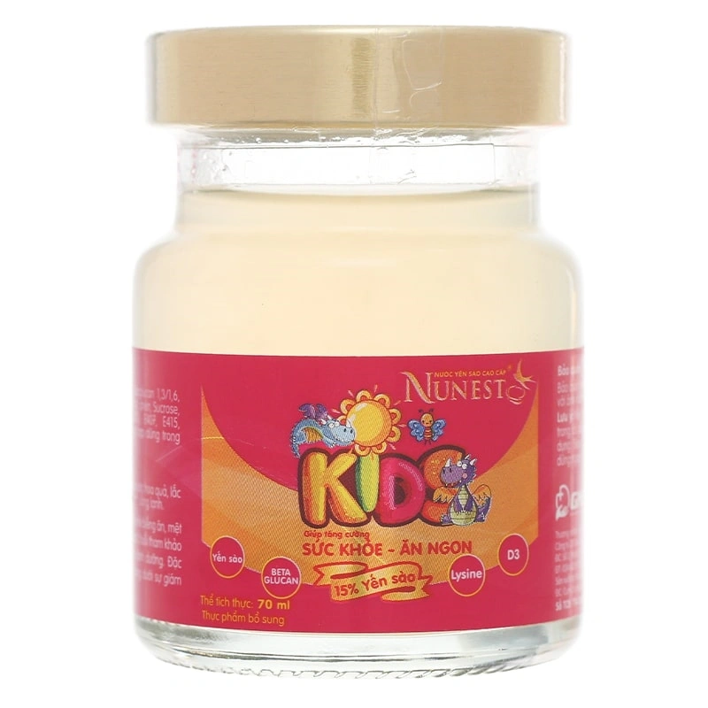 Nước yến sào Nunest Kids 70 ml (từ 6 tháng) 16