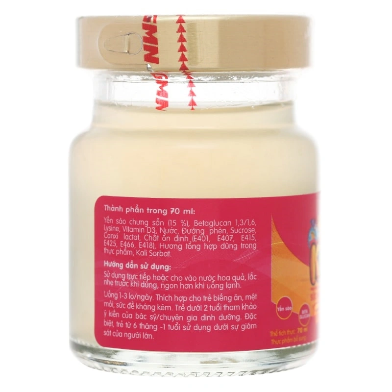 Nước yến sào Nunest Kids 70 ml (từ 6 tháng) 18