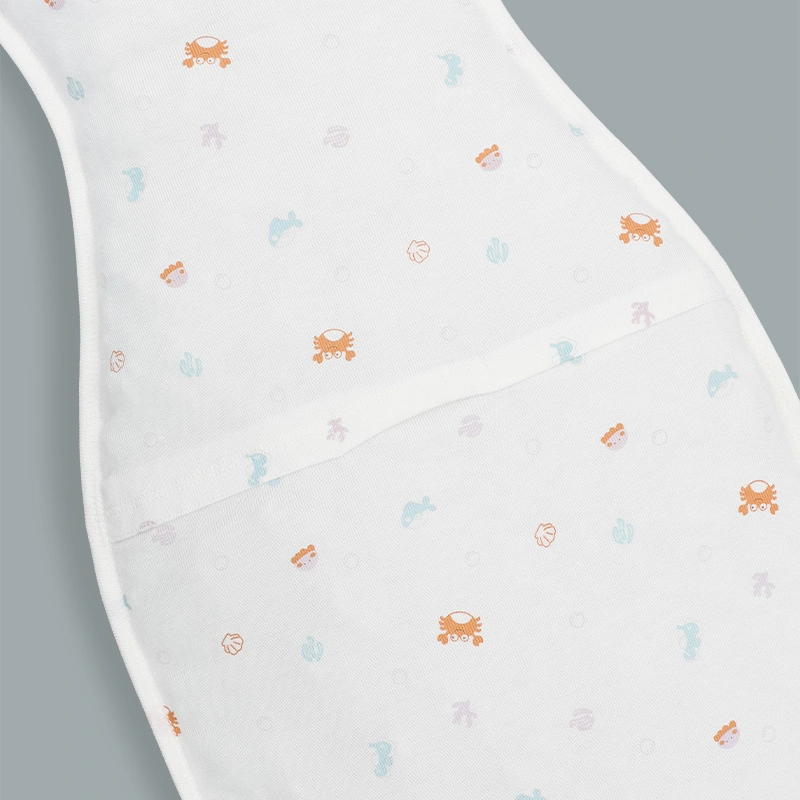 Nhộng chũn có khóa in cua cá Lullaby NH355N 1 - 3 tháng màu trắng 4