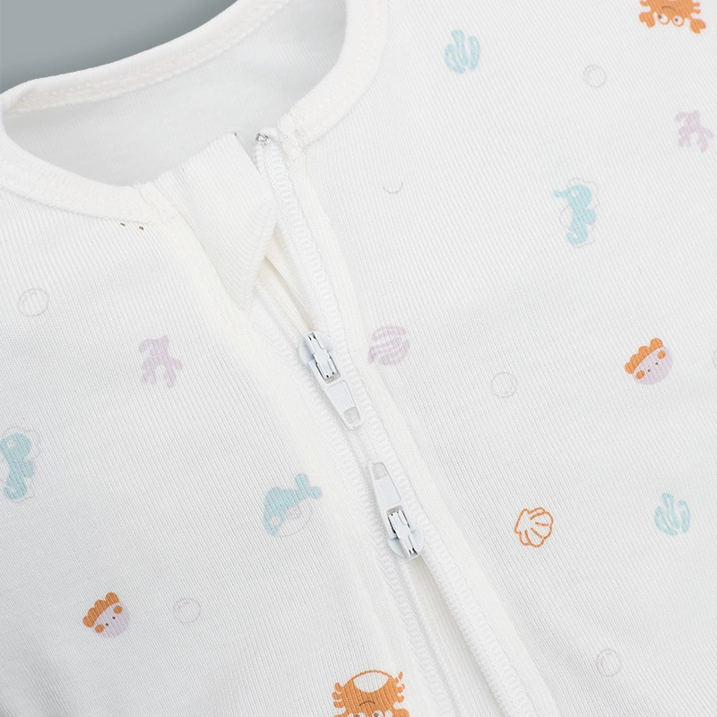 Nhộng chũn có khóa in cua cá Lullaby NH355N 1 - 3 tháng màu trắng 5