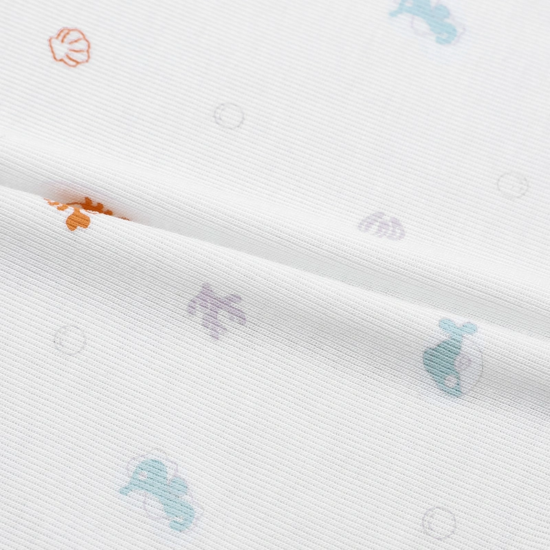 Nhộng chũn có khóa in cua cá Lullaby NH355N 1 - 3 tháng màu trắng 6