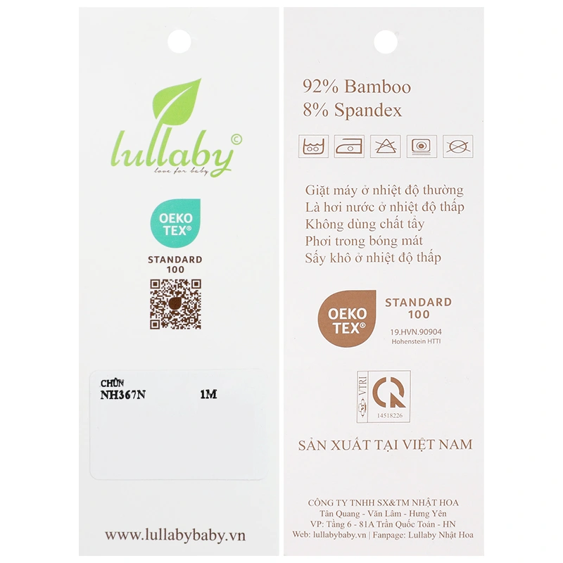 Nhộng chũn có khóa Lullaby NH367N 1 - 3 tháng màu trắng - be 7