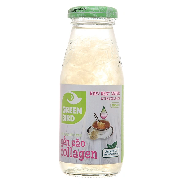 Nước yến sào collagen Green Bird 185 ml
