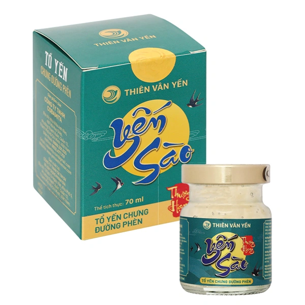 Nước yến sào đường phèn Thiên Vân Yến 70 ml (từ 1 tuổi) 1
