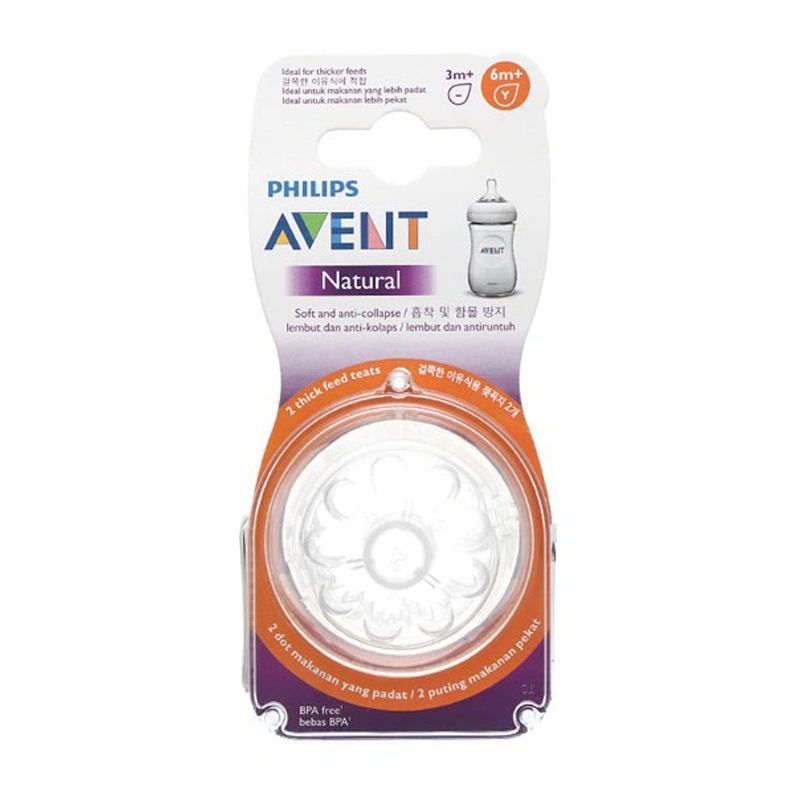 Bộ 2 núm ti Philips Avent SCF656/23 cổ rộng size Y (từ 6 tháng) 2