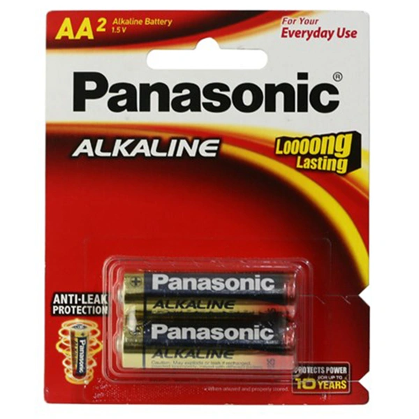 Pin AA 2 viên Panasonic Alkaline LR6T/2B-V 1