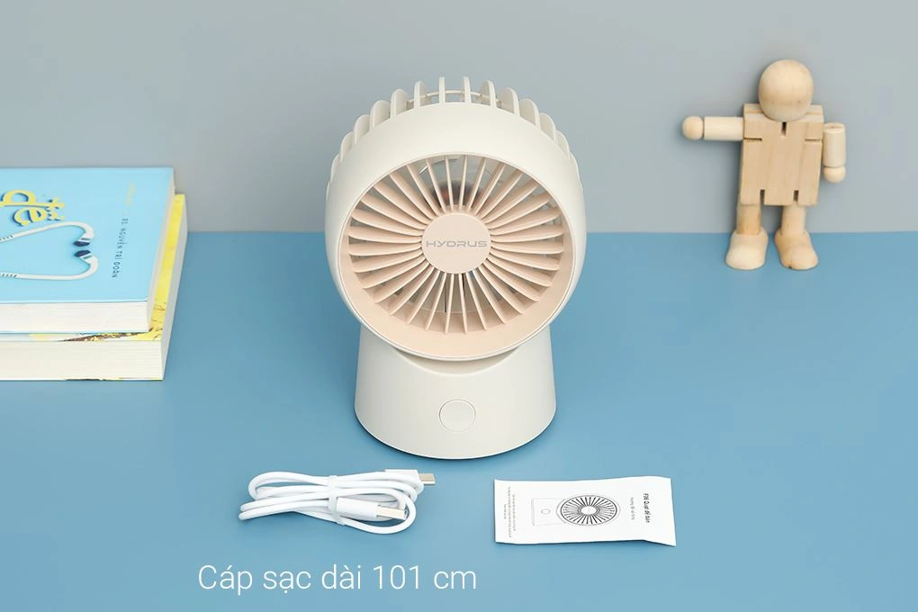 Quạt để bàn mini xoay 180 độ Hydrus JF-96 11