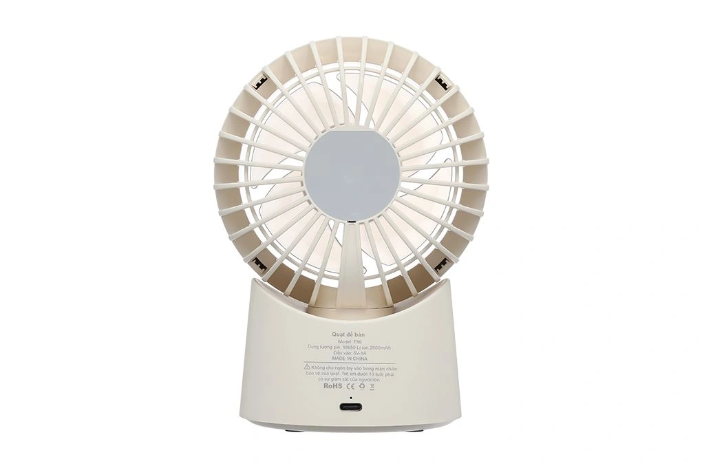 Quạt để bàn mini xoay 180 độ Hydrus JF-96 4