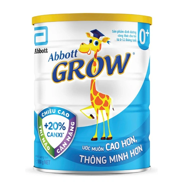 Sữa bột Abbott Grow 0+ hương vani 850g (0 - 12 tháng) 1
