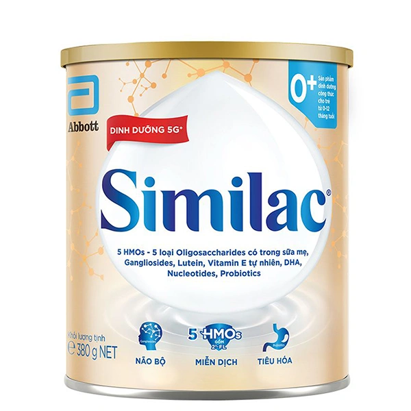 Sữa bột Similac 5G 0+ 380g (0 - 12 tháng) 1