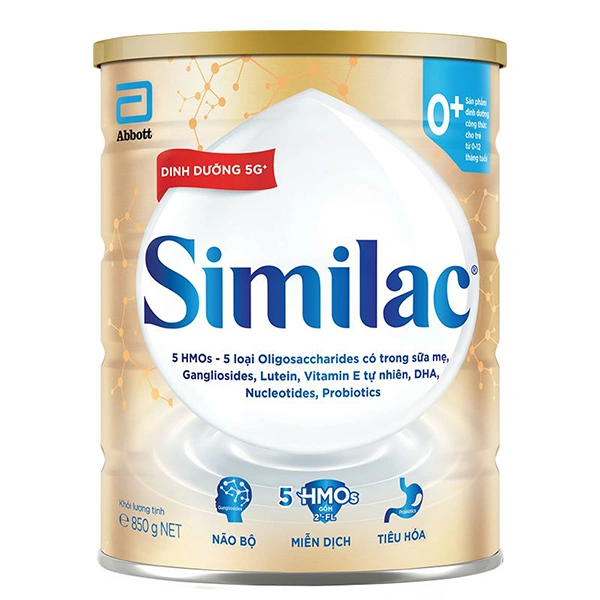 Sữa bột Similac 5G 0+ 850g/800g (0 - 12 tháng) 1