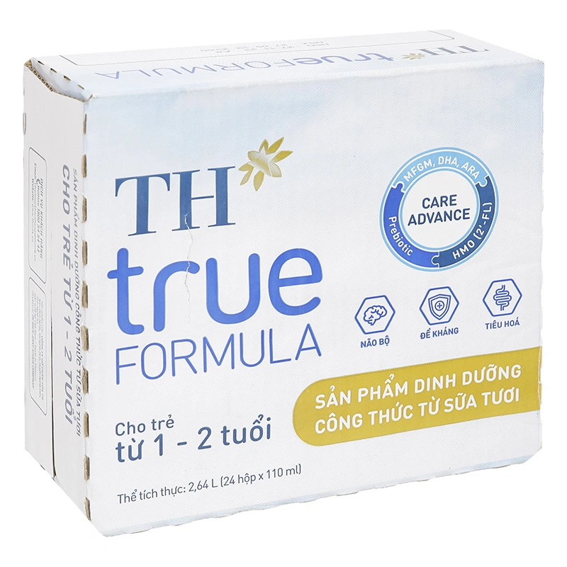 Thùng 24 hộp sữa pha sẵn TH true Formula 110 ml (1 - 2 tuổi) - Giao bao bì ngẫu nhiên 2