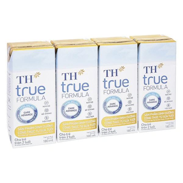 Lốc 4 hộp sữa pha sẵn TH true Formula 180 ml (từ 2 tuổi) 1