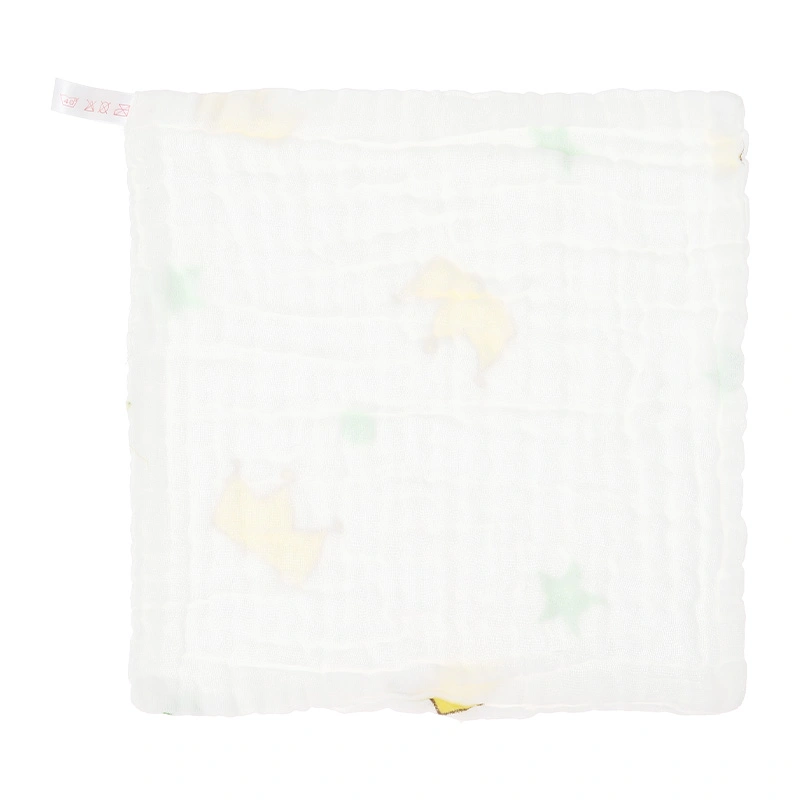 Set 5 cái khăn sữa cotton TOP KIDS 6 lớp 30x30 cm - Màu ngẫu nhiên 11