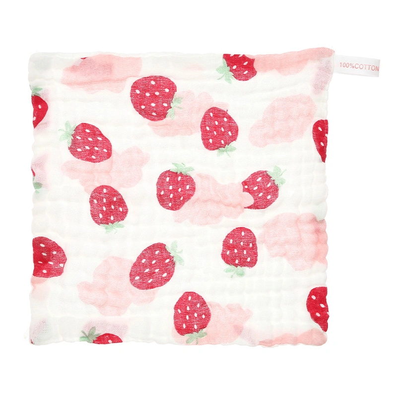 Set 5 cái khăn sữa cotton TOP KIDS 6 lớp 30x30 cm - Màu ngẫu nhiên 2