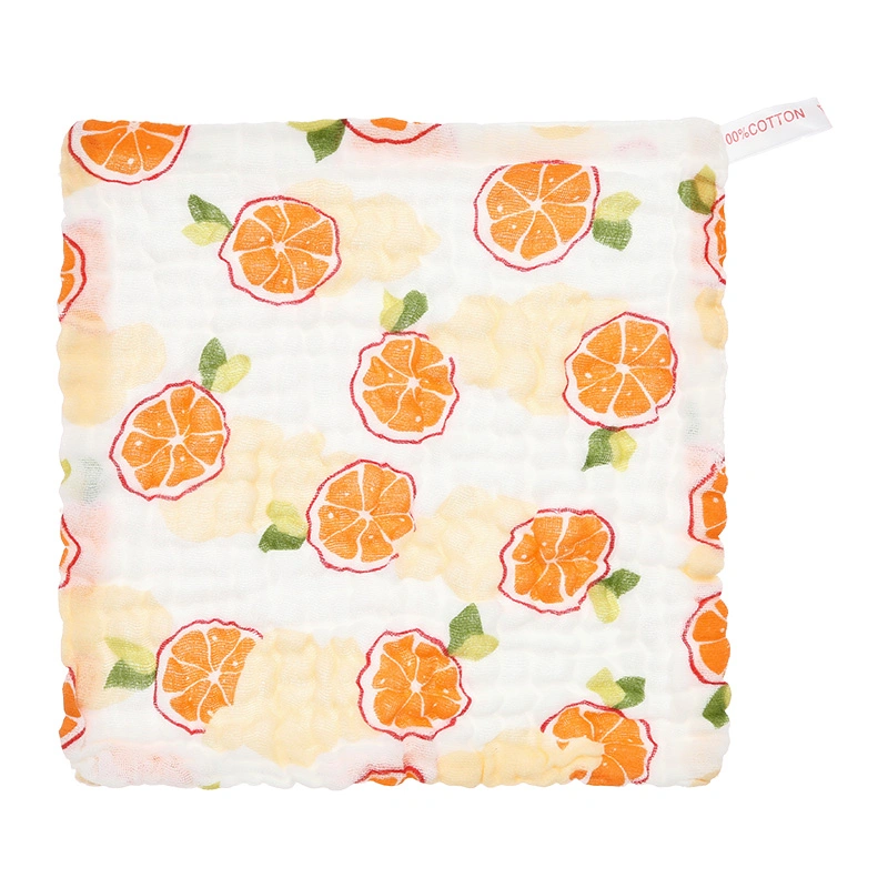 Set 5 cái khăn sữa cotton TOP KIDS 6 lớp 30x30 cm - Màu ngẫu nhiên 5