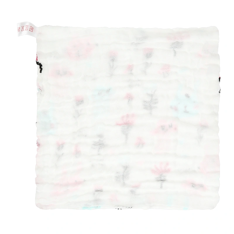 Set 5 cái khăn sữa cotton TOP KIDS 6 lớp 30x30 cm - Màu ngẫu nhiên 8