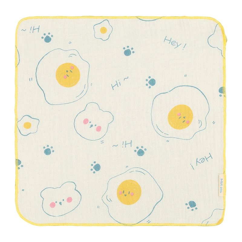 Set 5 cái khăn sữa cotton TOP KIDS 2 lớp 30x30 cm - Màu ngẫu nhiên 2