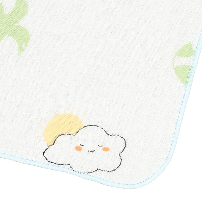 Set 5 cái khăn sữa cotton TOP KIDS 4 lớp 25x25 cm - Màu ngẫu nhiên 4