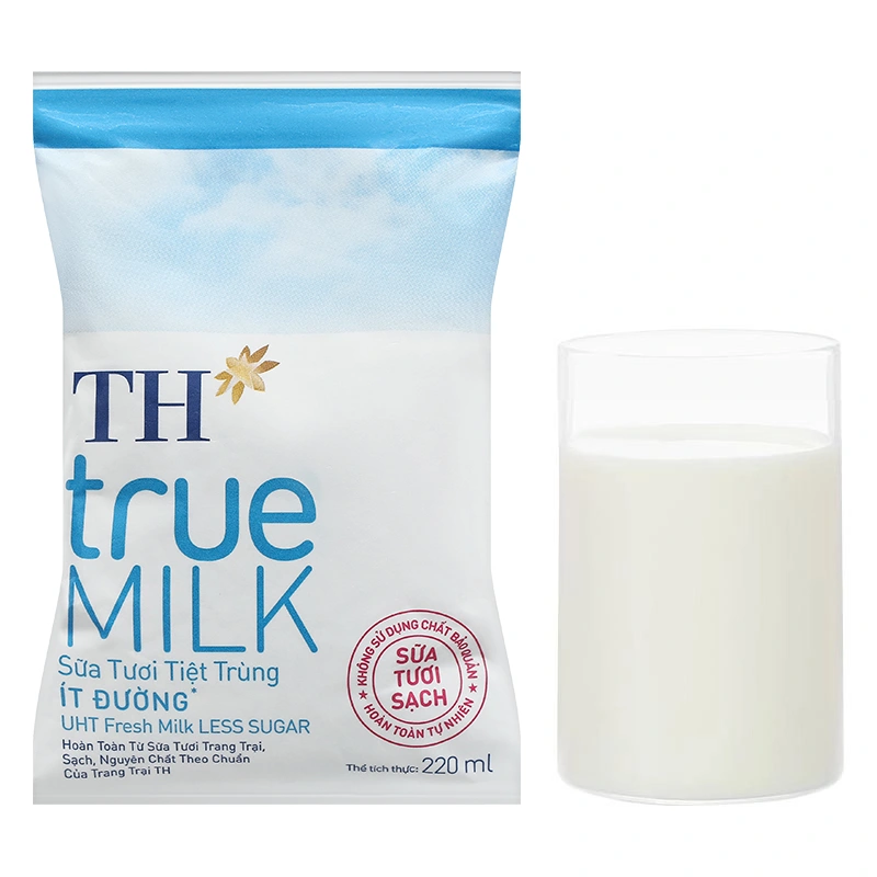 Sữa tươi tiệt trùng TH true MILK ít đường 220 ml (từ 1 tuổi) 5