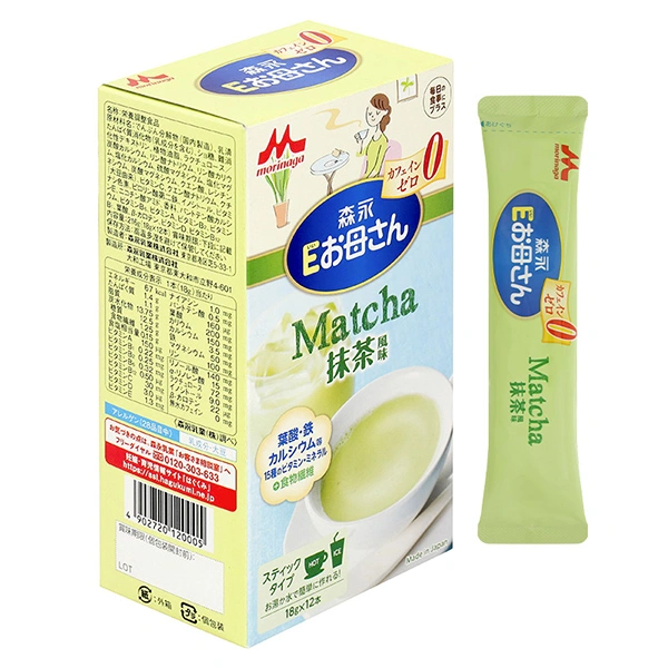 Sữa bầu dạng gói Morinaga hương trà xanh 216g 1