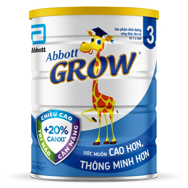 Sữa bột Abbott Grow số 3 hương vani 900g (1 - 2 tuổi) 1