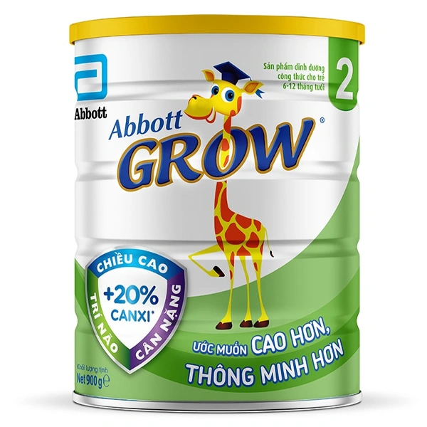 Sữa bột Abbott Grow số 2 hương vani 900g (6 - 12 tháng) 1