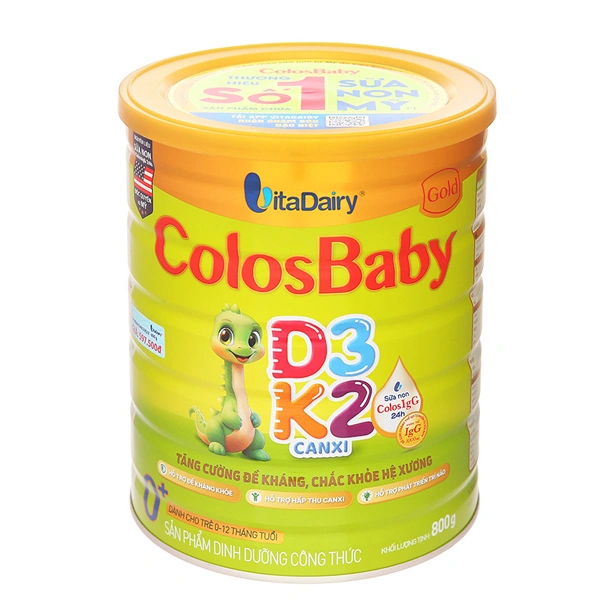 Sữa bột ColosBaby Gold D3K2 0+ (sữa non) 800g (0 - 12 tháng) 1