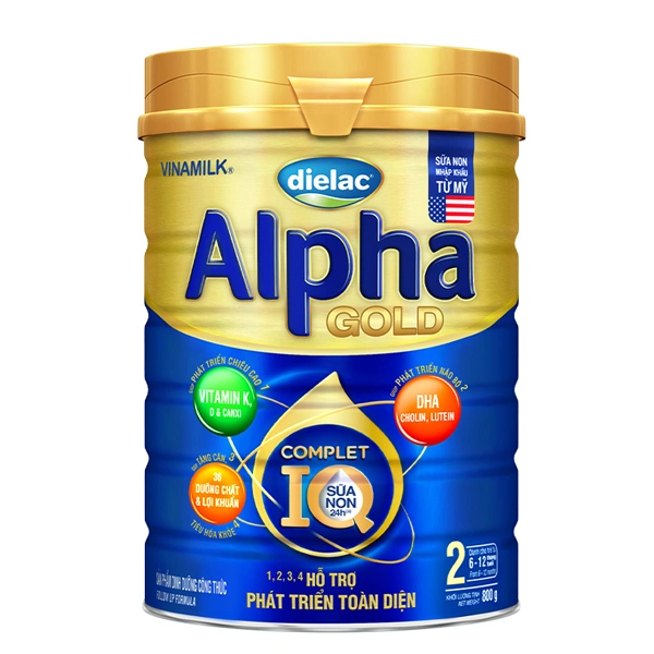Sữa bột Dielac Alpha Gold IQ số 2 (sữa non) 800g (6 - 12 tháng) 1