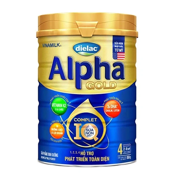 Sữa bột Dielac Alpha Gold IQ số 4 (sữa non) 1.4 kg (2 - 6 tuổi) 11
