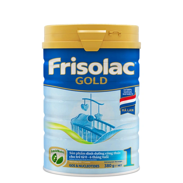 Sữa bột Frisolac Gold số 1 hương vani 380g (0 - 6 tháng) 1