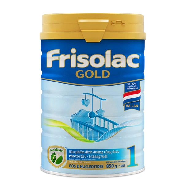 Sữa bột Frisolac Gold số 1 hương vani 850g (0 - 6 tháng) 1