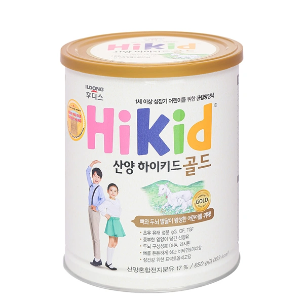 Sữa dê Hikid (sữa non) 650g (1 - 9 tuổi) 1