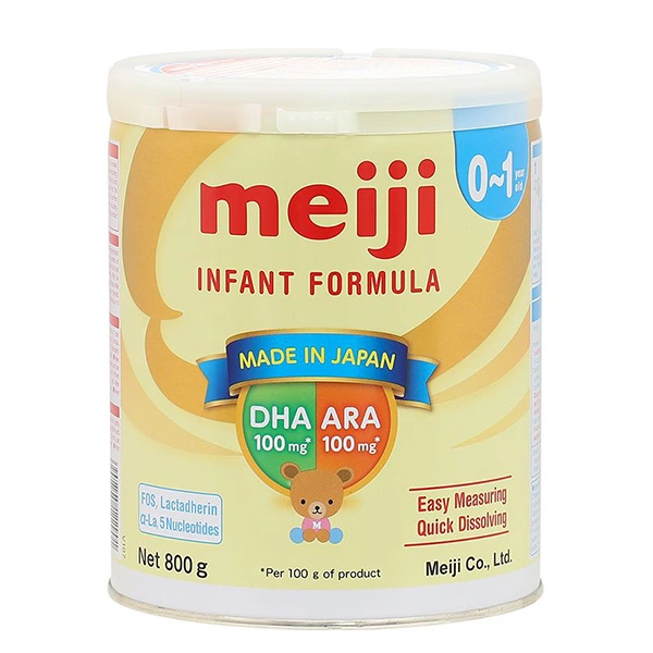 Sữa bột Meiji Infant Formula 800g (0 - 12 tháng) - Giao bao bì ngẫu nhiên 1