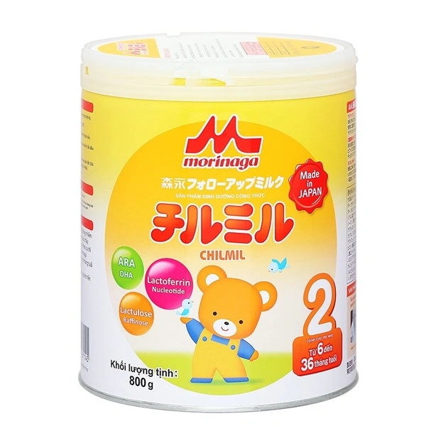 Sữa bột Morinaga Chilmil số 2 800g (6 - 36 tháng) 1