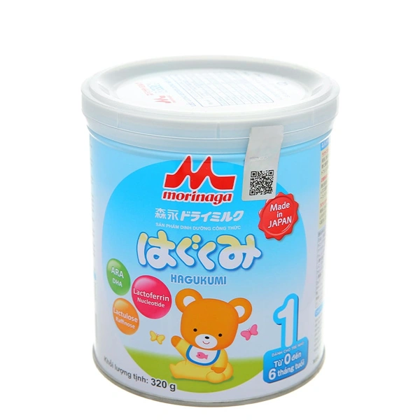 Sữa bột Morinaga Hagukumi số 1 320g (0 - 6 tháng) 1