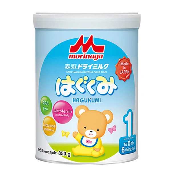 Sữa bột Morinaga Hagukumi số 1 850g (0 - 6 tháng) 1