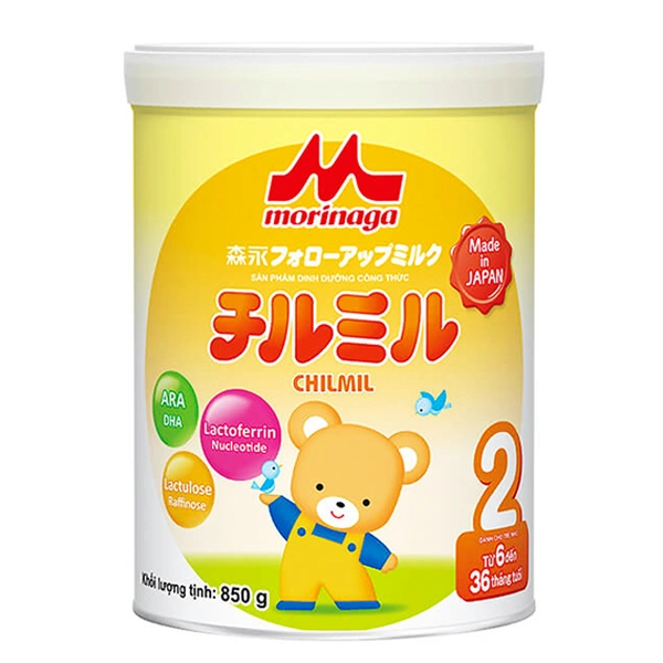 Sữa bột Morinaga Chilmil số 2 850g (6 - 36 tháng) 1