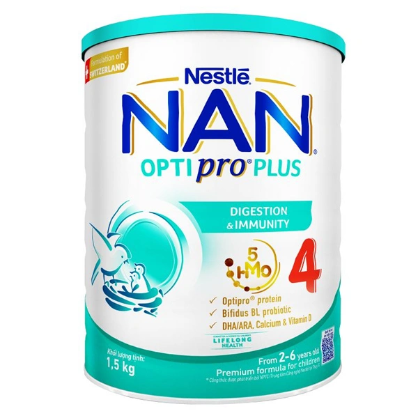 Sữa bột NAN Optipro Plus số 4 1.5 kg (2 - 6 tuổi) - Giao bao bì ngẫu nhiên 1