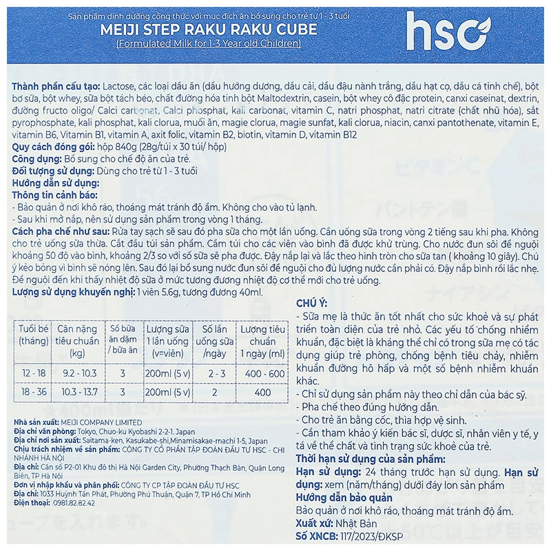 Sữa bột nội địa Nhật Meiji Step Milk không muỗng 800g (1 - 3 tuổi) - Giao bao bì ngẫu nhiên 21