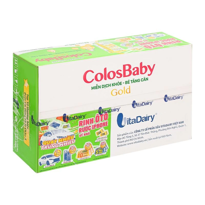 Thùng 48 hộp sữa non pha sẵn ColosBaby Gold 180 ml (từ 1 tuổi) - Giao bao bì ngẫu nhiên 2